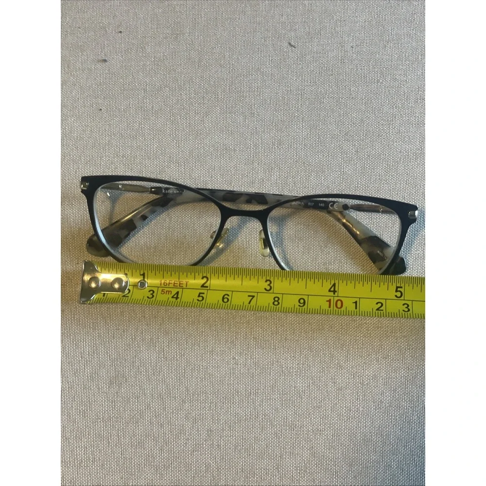 Kate Spade Eyeglass Frames Only Jabria 807 Black Tortoise Cat Eye Frame 140 Case